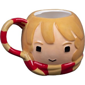Harry Potter Hermione Granger Coffee Mug, 24 oz - Cute Chibi Design with Gryffindor Scarf Handle - Great Gift for Kids & Teens - Ceramic - 1 of 4