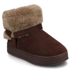 Journee Women's Thada Slipper Bootie - 1 of 4