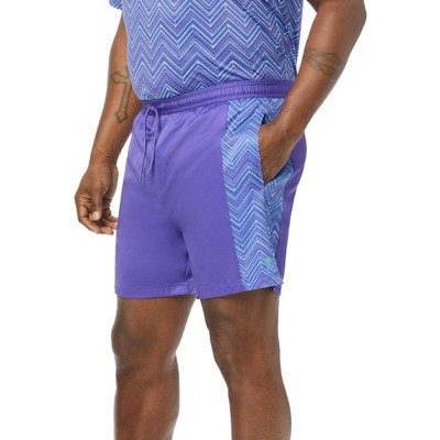 KingSize 5" Contrast Swim Shorts With Super Stretch Liner - 8XL, Navy Chevron — фото 5