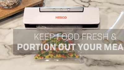 Preserving the Freshness: My Experience with NESCO VS-02 Electric Vacuum  Sealer - Akron Ohio Moms