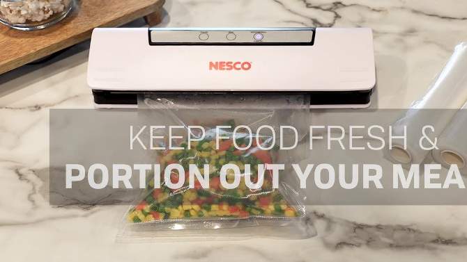 Nesco Food Storage Deluxe Vacuum Sealer - VS-02, 2 of 9, play video