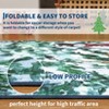 4x6  Christmas Machine Washable Area Rugs, Christmas Tree＆Holly Print Carpet with Non Slip Backing  for Bedroom Nursery , Living Room,Blue - 4 of 4