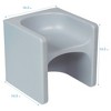 ECR4Kids Tri-Me Adaptable Kids Cube Chair, Indoor Outdoor Plastic, 3-in-1 Multipurpose Table/Seat - 2 of 4
