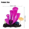 Unique Bargains Silicone Aquarium Simulation Horn Coral Fish Tank Landscape Decoration 3.39"x3.23" 1 Pc - 4 of 4