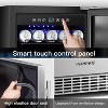 15-inch fridge,100 Cans,304 Stainless Steel Door,LED light,Adjustable shelves,Quiet Compressor,Smart digital control cooler,Automatic defrosting - 4 of 4