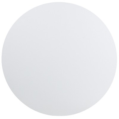 Granite White 4-Foot Round Plastic Folding Table with Gray Legs