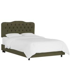 Skyline Furniture Seville Upholstered Bed in Linen - 1 of 4