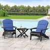 Malibu 3pc Outdoor 2 Seater Acacia Wood Chat Set with Cushions: Foldable Design, Water-Resistant - Christopher Knight Home - 2 of 4