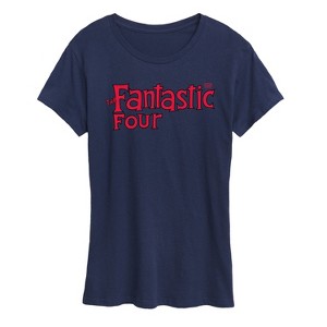 Women's - Marvel - Fantastic 4 Classic Logo Short Sleeve Graphic T-Shirt - 1 of 4