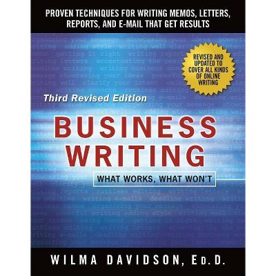 Business Writing - 3rd Edition by  Wilma Davidson (Paperback)