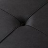 Fabulaxe Round Velvet Ottoman Stool Raised with Hairpin Gold Base - 3 of 4