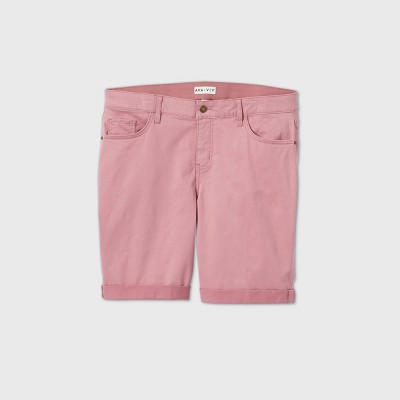 target plus size jean shorts