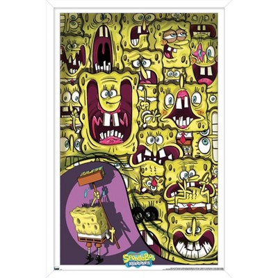 Trends International Nickelodeon Spongebob 25th - Faces Framed Wall Poster Prints