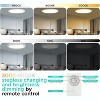 TALOYA 18 inch White Flush Mount Ceiling Light with Remote,Nightlight Warm 3000K,3000K-6500K Light Color Changeable, Brightness Adjustable - 3 of 4