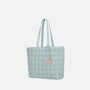 MKF Collection Rowan Woven Vegan Leather Women’s Tote Bag by Mia K - 1 of 4