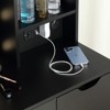 Makeup Vanity Desk with Mirror and Lights, Makeup Table with 4 Drawers and Built-in Power Strip, 3 Lighting Colors Dressing Table, Makeup Studio - 4 of 4
