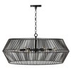 Capital Lighting Kaiya 6 - Light Chandelier in  Matte Black - 3 of 4