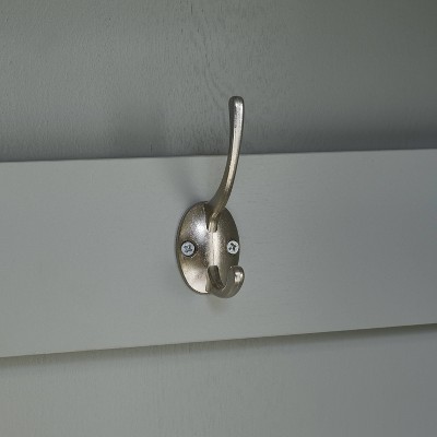 Gray Modular Hall Tree with Storage and Hooks