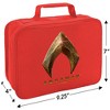 Justice League Aquaman Logo Insulated Soft Sided Lunch Box - 2 of 4