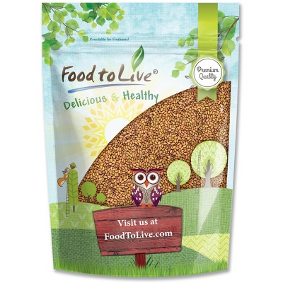 Alfalfa Seeds for Sprouting – Edible Seeds, Pure, Vegan, Kosher, Bulk. Rich in Vitamin K, Vitamin C. High Germitation Rate.
