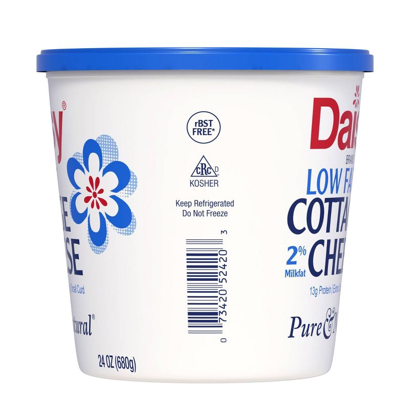 Daisy Low Fat 2% Small Curd Cottage Cheese - 1.5lbs, 4 of 6