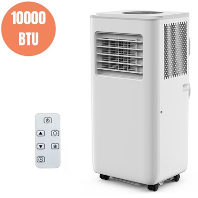 10000 BTU Portable Air Conditioner with Remote – 3-in-1 AC, Dehumidifier & Fan, Cools up to 450 Sq. Ft, Sleep Mode, Timer, Quiet Operation