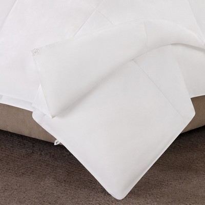 White Twin Down Alternative Microfiber Comforter Set
