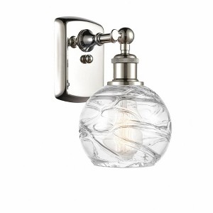 Athens Deco Swirl - 1 Light Wall Sconce In Industrial Style-11 Inches Tall and 6 Inches Wide - 1 of 1