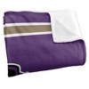Whittier College Primary Logo Silky Touch Blanket White 50x60 - 3 of 4