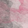 HomeRoots 8' X 10' Blush And Gray Abstract Washable Indoor Outdoor Area Rug - 4 of 4