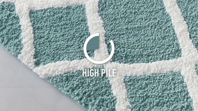 Bittman Reversible High Pile Tufted Bath Rug