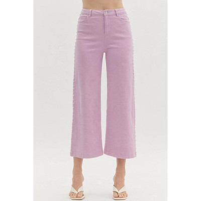 Women's Dripping Pearl Denim Pants - entro