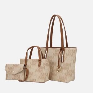 MKF Collection Aylet M Women's Vegan Leather Tote with Matching Mini Bag and Wristlet Purse by Mia K - 1 of 4