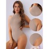 Allegra K Women's High Neck Tummy Control Sleeveless Body Shapers - 3 of 4