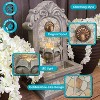 Sunnydaze Enchanting Estate Polyresin Flat Back Floor Outdoor Wall Fountain for the Patio, Deck, or Yard - 27" - Gray - 2 of 4