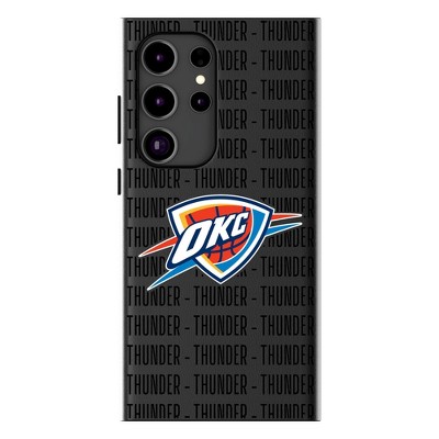 Keyscaper NBA Western Conference Teams Text Backdrop MagSafe Compatible Cell Phone Case for Samsung Galaxy