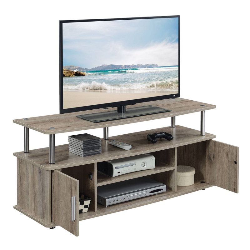 Breighton Home Catalina Entertainment Center with Storage Cabinets and Multiple Shelves TV Stand for TVs up to 60", 4 of 9