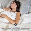 Delara Duvet Insert White Cotton GOTS Certified Comforter, 100% Organic Cotton Shell and Filled All Season, Lightweight with 8 Tabs - 4 of 4