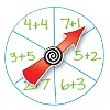 Educational Insights SpinZone Magnetic Whiteboard Spinners, Set of 3 - 3 of 4