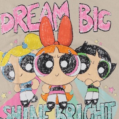 The Powerpuff Girls Ladies Powerpuff Girls Classic T-Shirt - Powerpuff Fitted Classic T-shirt - Blossom Bubble and Buttercup Shirt (Light Pink, Small) — фото 5