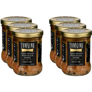 Tonnino Tuna Fillet with Black Pepper in Olive Oil - Case of 6 - 6.3 oz - 1 of 2