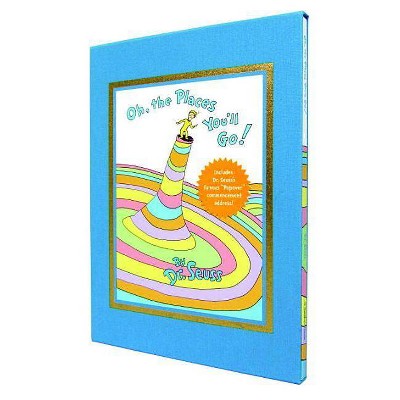 Oh, the Places You&#39;ll Go! Deluxe Edition - (Classic Seuss) by  Dr Seuss (Hardcover)