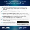 D-Link 10-Port Gigabit Smart Managed Switch, 8x GbE + 2x Optical SFP Ports (DGS-1210-10) - 4 of 4