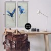 Stupell Industries Expressive Flying Cranes Abstract Birds, 13" x 30" - 3 of 4
