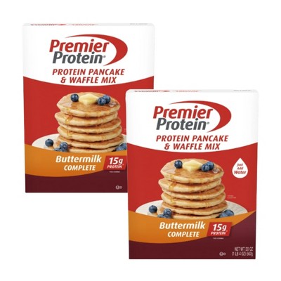 Premier Protein Buttermilk Complete Pancake Mix (Pack of 2)