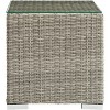 Modway Repose Outdoor Patio Side Table Light Gray - 2 of 3