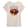 Women's - Marvel - Iron Man Invincible Oversized Oversized Graphic T-Shirt - image 2 of 4