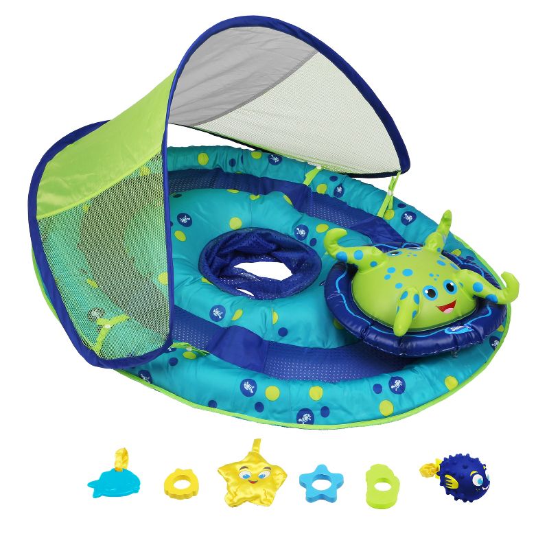 Swimways Baby Spring Float Activity Center - Octopus, 1 of 12