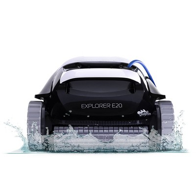 Dolphin Explorer E20 (2025) Robotic Pool Vacuum, Wall-Climbing Scrubber, for In-Ground Pools up to 33 FT