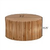 Anybear 31.5" Retro Fashion Style Cylindrical Coffee Table - 2 of 4